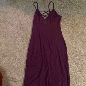 maroon dress